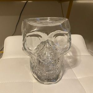 B&BW Light Up Skull Candle Holder